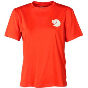 Fjällräven T-Shirt Walk with Nature T-Shirt W, rood, Maat: S Fjällräven T-Shirt Walk with Nature T-Shirt W, rood, Maat: S