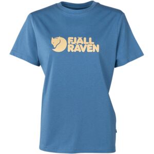 Fjällräven Dames T-Shirt Logo Tee W, blauw, Maat: XS Fjällräven Dames T-Shirt Logo Tee W, blauw, Maat: XS