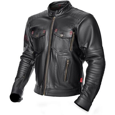 Leren motorjack ADRENALINE BOSTON PPE Maat M Leren motorjack ADRENALINE BOSTON PPE Maat M