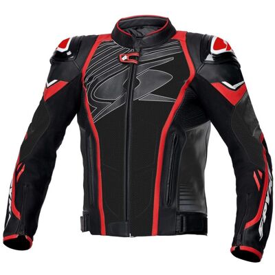 Leren motorjack SPYKE ARAGON EVO Maat 50 Leren motorjack SPYKE ARAGON EVO Maat 50