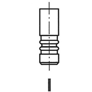 FRECCIA Klep R6718/S - Inlaatklep 35,5mm - Kleptype FRECCIA Klep R6718/S - Inlaatklep 35,5mm - Kleptype