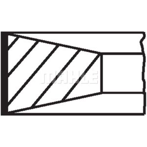 MAHLE 003 16 N0 Zuigerveren Set - Piston Ring Set MAHLE 003 16 N0 Zuigerveren Set - Piston Ring Set