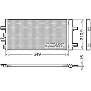DENSO DCN05104 Compacte Airco Condensor - Mini 3/5 deuren DENSO DCN05104 Compacte Airco Condensor - Mini 3/5 deuren