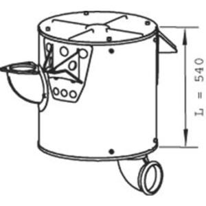 DINEX 21388 Tussen demper - Centrale Demper DINEX 21388 Tussen demper - Centrale Demper