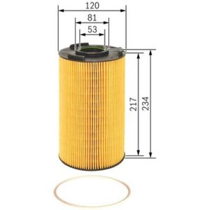 Oliefilter BOSCH F 026 407 201 - Cartridge Oliefilter BOSCH F 026 407 201 - Cartridge