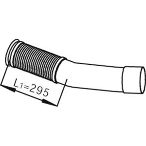 DINEX 54163 Uitlaatpijp - Voormontage DINEX 54163 Uitlaatpijp - Voormontage