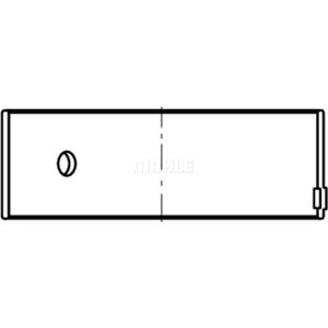 MAHLE Motorlager - 227 PL 21858 000 - Set van 2 MAHLE Motorlager - 227 PL 21858 000 - Set van 2
