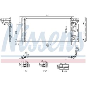 NISSENS 940978 Condensor voor Kia Ceed III - Condensor NISSENS 940978 Condensor voor Kia Ceed III - Condensor
