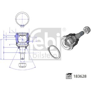 FEBI Bilstein Oscooppunt vooraan links/rechts - Hyundai Bayon, I20, Venue FEBI Bilstein Oscooppunt vooraan links/rechts - Hyundai Bayon, I20, Venue