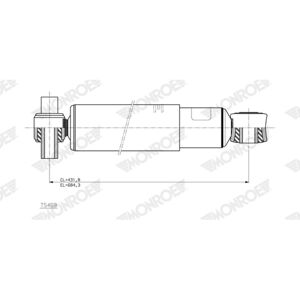 MONROE T5469 - Schokdemperset voor Volvo FH 16 III, FH II & FM II MONROE T5469 - Schokdemperset voor Volvo FH 16 III, FH II & FM II