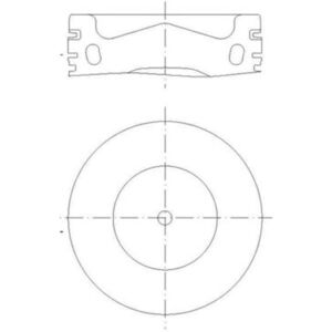 MAHLE Zuiger 028 PI 00158 002 - Piston MAHLE Zuiger 028 PI 00158 002 - Piston