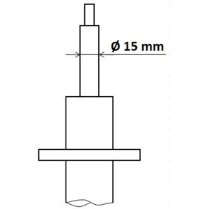 KYB 3418014 Vooras gasdruk twin-tube schokdemper KYB 3418014 Vooras gasdruk twin-tube schokdemper