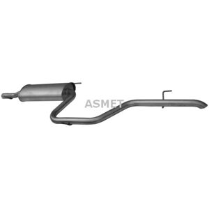 ASMET 02.037 Achteruitlaatsilencer - Voor Mercedes-Benz Vito en Classe V ASMET 02.037 Achteruitlaatsilencer - Voor Mercedes-Benz Vito en Classe V