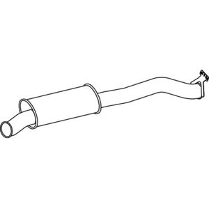 Dinex 68717 Uitlaatdemper - Exhaust Muffler Dinex 68717 Uitlaatdemper - Exhaust Muffler