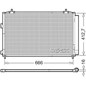 DENSO DCN50059 Condensor - R134a, Droger, Toyota RAV4 DENSO DCN50059 Condensor - R134a, Droger, Toyota RAV4