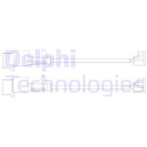 DELPHI LZ0246 Waarschuwingscontactset - Remblokken slijtage DELPHI LZ0246 Waarschuwingscontactset - Remblokken slijtage