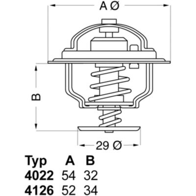 Wahler Thermostat 88°C voor Toyota Hiace & Daihatsu Charade Wahler Thermostat 88°C voor Toyota Hiace & Daihatsu Charade
