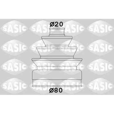 SASIC CV-verbinding hoes - Robuuste rubber voor CV-koppeling - Geschikt voor Citroën, Nissan SASIC CV-verbinding hoes - Robuuste rubber voor CV-koppeling - Geschikt voor Citroën, Nissan
