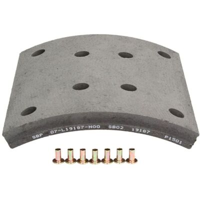 SBP Remblokken Set - Achteras - Trommel Diameter 414mm SBP Remblokken Set - Achteras - Trommel Diameter 414mm