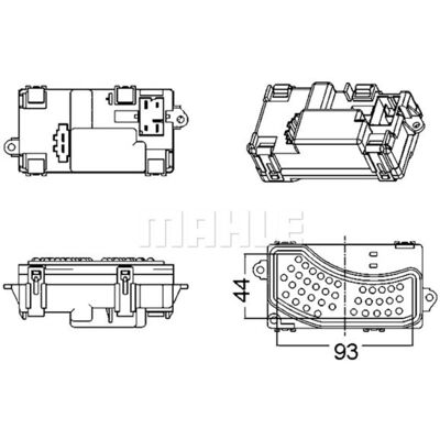MAHLE ABR 5 000S Airconditioning regelaar - voor Audi A6 C6 MAHLE ABR 5 000S Airconditioning regelaar - voor Audi A6 C6