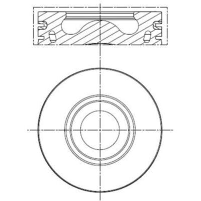 MAHLE 013 PI 00137 000 Zuiger - Motoronderdelen MAHLE 013 PI 00137 000 Zuiger - Motoronderdelen