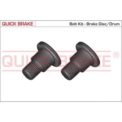 Quick Brake VW N91017302 - Remschijf en schroefset Quick Brake VW N91017302 - Remschijf en schroefset
