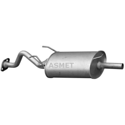 ASMET 13.022 Achterste demper - Silencer ASMET 13.022 Achterste demper - Silencer