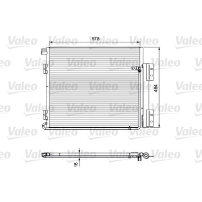 VALEO 815060 Aluminium Condensor voor Airconditioning - Condensor VALEO 815060 Aluminium Condensor voor Airconditioning - Condensor