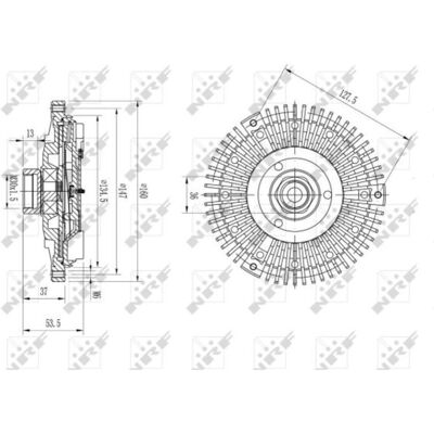 NRF Visco-Koppeling Model 49673 - Visco-Koppeling NRF Visco-Koppeling Model 49673 - Visco-Koppeling