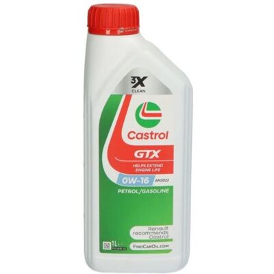 Castrol GTX AN2022 0W-16 Motorolie - Motorolie Castrol GTX AN2022 0W-16 Motorolie - Motorolie