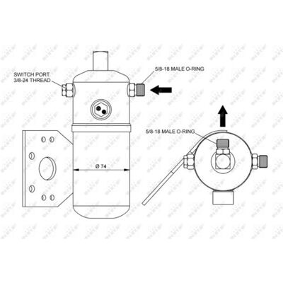 NRF 33291 Airconditioning Filter - Stalen Ontvochtigerfilter NRF 33291 Airconditioning Filter - Stalen Ontvochtigerfilter