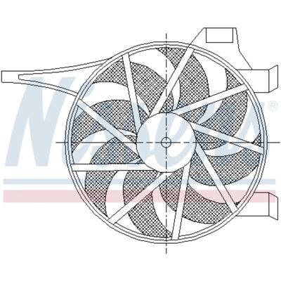 NISSENS 85596 Ventilator Motor - Opel Corsa C & Combo C NISSENS 85596 Ventilator Motor - Opel Corsa C & Combo C