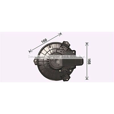 AVA COOLING TO8751 - Luchtcirculatiemotor 12V 264W 3 connectors 165mm AVA COOLING TO8751 - Luchtcirculatiemotor 12V 264W 3 connectors 165mm