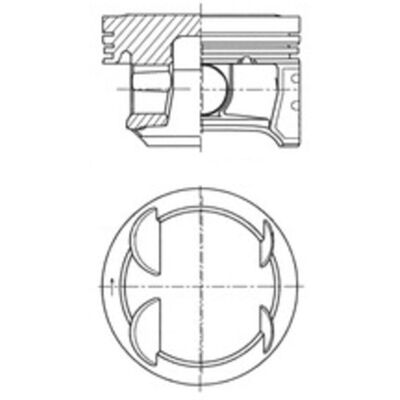 KOLBENSCHMIDT 41006620 Zuiger - Opel Corsa D KOLBENSCHMIDT 41006620 Zuiger - Opel Corsa D