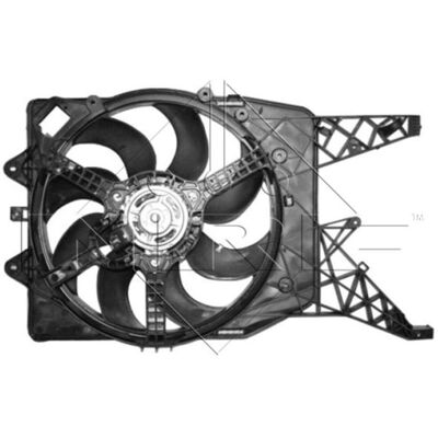 NRF 47689 Ventilatormotor - Rechthoekig, 8 bladen, 12V - Ventilatortype NRF 47689 Ventilatormotor - Rechthoekig, 8 bladen, 12V - Ventilatortype