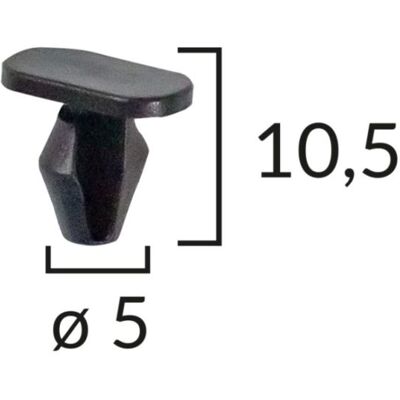 Romix C60595 Clips - 10 Stuks Romix C60595 Clips - 10 Stuks