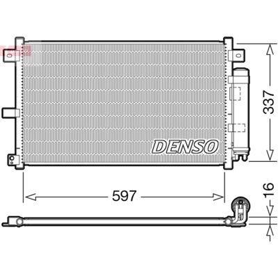 DENSO DCN44001 Mazda Airconditioning Condensor - R134a DENSO DCN44001 Mazda Airconditioning Condensor - R134a