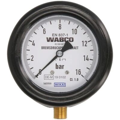 WABCO 4530040070 - Manometer - Universeel drukmeter - 16 bar WABCO 4530040070 - Manometer - Universeel drukmeter - 16 bar