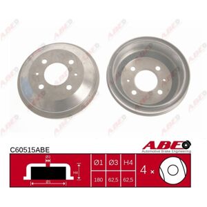 ABE C60515 Remtrommel - Achteras - 180mm ABE C60515 Remtrommel - Achteras - 180mm