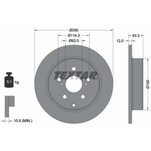 Toyota Schijven - 92314203 - Remschijf voor Toyota Verso, Prius Plus Toyota Schijven - 92314203 - Remschijf voor Toyota Verso, Prius Plus