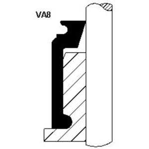 Corteco klepstangafdichting - 13,40/15,90/9mm FPM Corteco klepstangafdichting - 13,40/15,90/9mm FPM