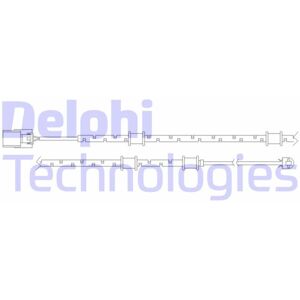 DELPHI LZ0254 Waarschuwingscontact - Remvoering DELPHI LZ0254 Waarschuwingscontact - Remvoering