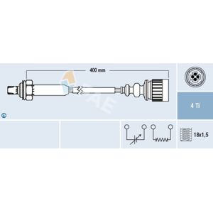 FAE 77187 Zuurstofsensor - Lambda-regelsonde voor BMW 3 Serie FAE 77187 Zuurstofsensor - Lambda-regelsonde voor BMW 3 Serie