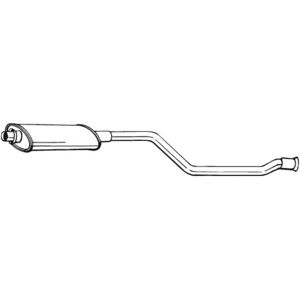 BOSAL Xsara Tussensysteem - Uitlaatsysteem BOSAL Xsara Tussensysteem - Uitlaatsysteem