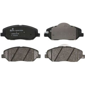Delphi LP3903 Remmenetset - Voor, Slijtage-indicator, Low-Metallic Delphi LP3903 Remmenetset - Voor, Slijtage-indicator, Low-Metallic