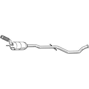 BOSAL 090-505 Katalysator - Euro 3 met montagepakket BOSAL 090-505 Katalysator - Euro 3 met montagepakket