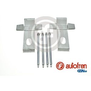 Autofren D42957A - Voorste remblokken set voor BMW 7/8 - Inclusief montageaccessoires Autofren D42957A - Voorste remblokken set voor BMW 7/8 - Inclusief montageaccessoires
