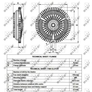 NRF 49540 Viscose Koppeling - Viscose Koppeling NRF 49540 Viscose Koppeling - Viscose Koppeling