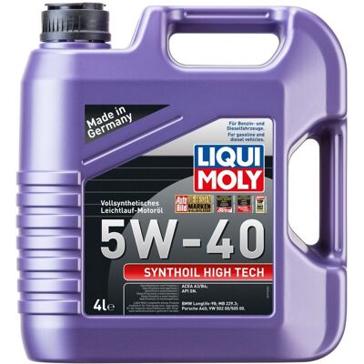 Liqui Moly Synthoil High Tech 5W-40 Motorolie - Motorolie Liqui Moly Synthoil High Tech 5W-40 Motorolie - Motorolie