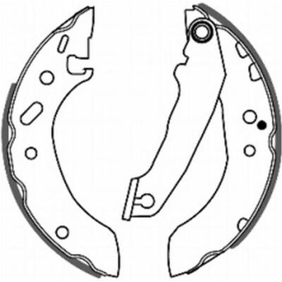 ABE C0G021 Remschoenen - Brake Shoes ABE C0G021 Remschoenen - Brake Shoes